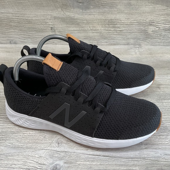New Balance Shoes - New Balance Fresh Foam Sport V1 Womens 9.5 B Black Running Shoes Sneakers NEW